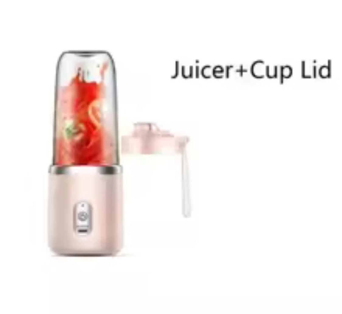 Tragbarer Entsafter, Mixer, 400 ml, elektrischer Obst-Entsafter, USB-Aufladung, Zitrone, Orange, Fruchtsaftbecher, Smoothie-Mixer, Maschine, 2 Tassen