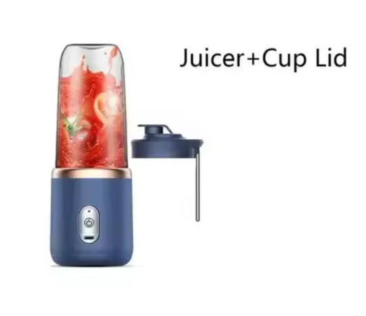 Tragbarer Entsafter, Mixer, 400 ml, elektrischer Obst-Entsafter, USB-Aufladung, Zitrone, Orange, Fruchtsaftbecher, Smoothie-Mixer, Maschine, 2 Tassen