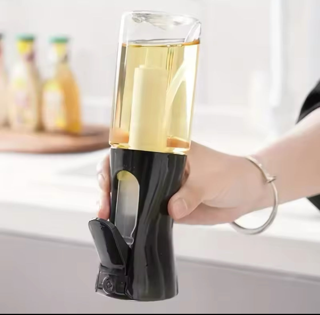 200/300 ml Öl spray Olivenöl Sprüh flasche Küche Kochsender Camping Backen Essig Sojasauce Sprüh behälter